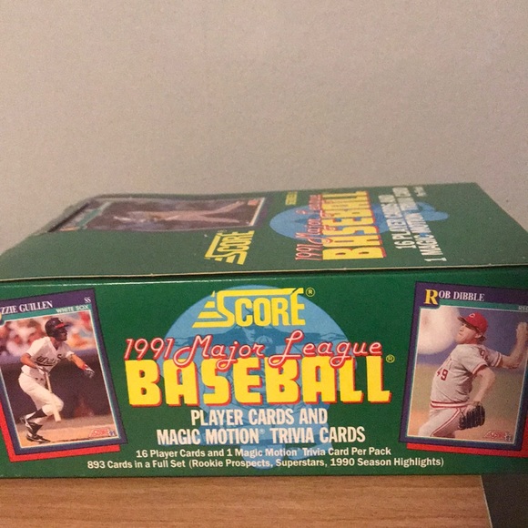 Score 1991 Major League Baseball Cards Series 1 - Picture 6 of 6